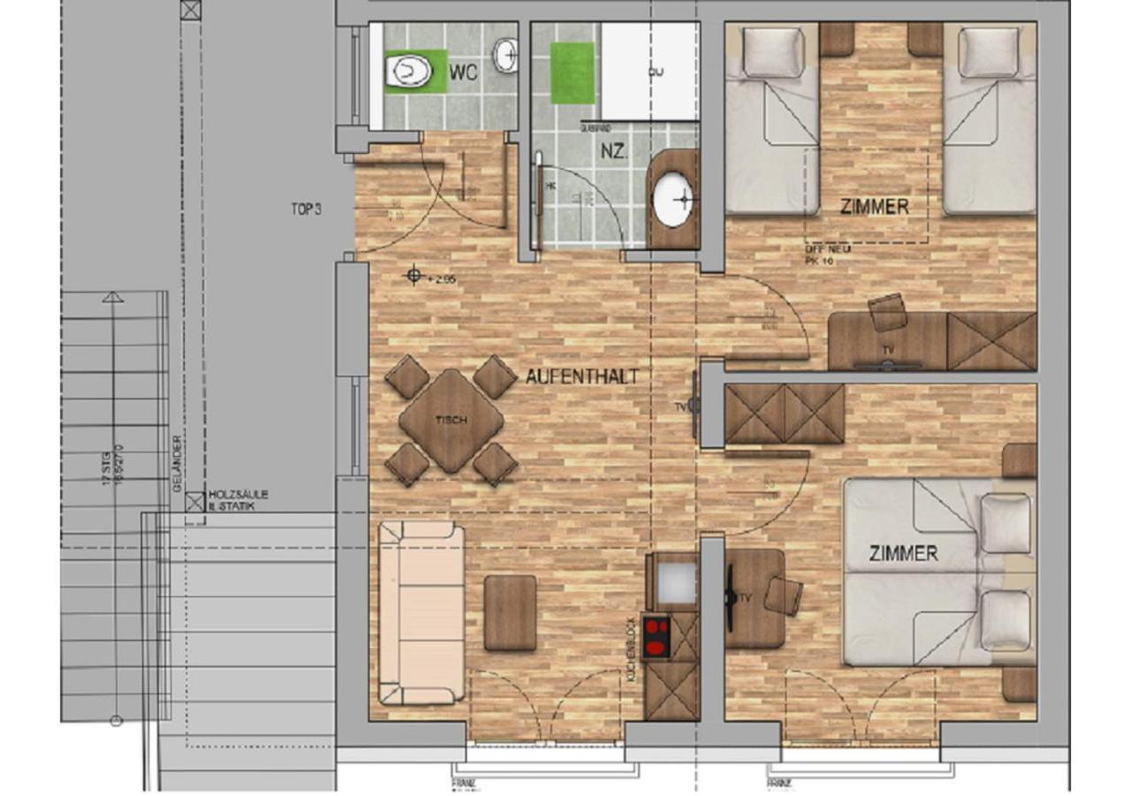 Apartmenthaus Strasswirt De Luxe 트로폴라흐 외부 사진