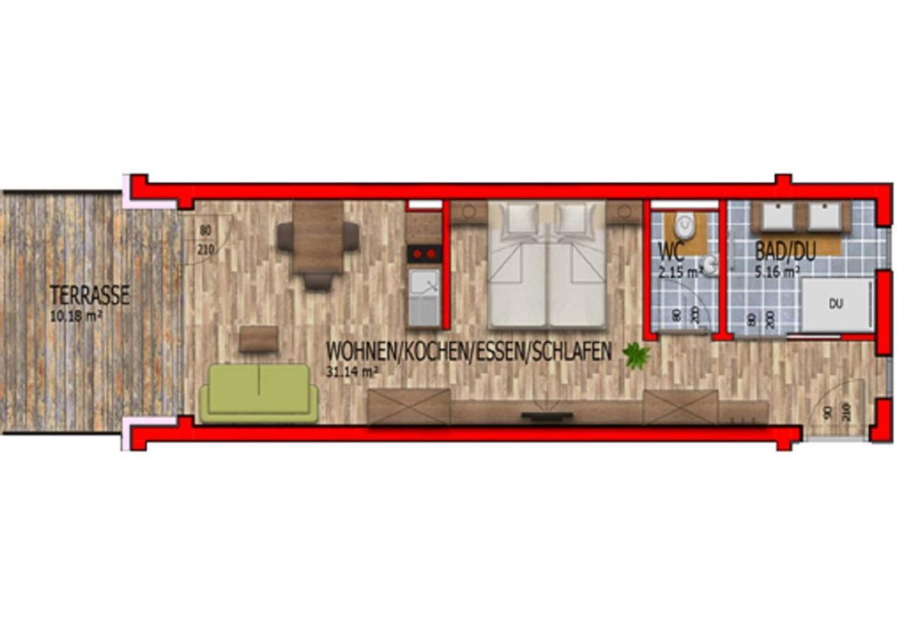 Apartmenthaus Strasswirt De Luxe 트로폴라흐 외부 사진